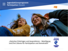 Logo Jugendaktionsprogramm Partizipation Hessen