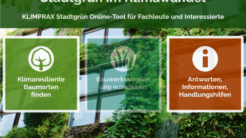 KLIMPRAX Stadtgrün Online-Tool