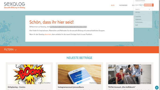 Sexalog - Sexuelle Bildung im Dialog